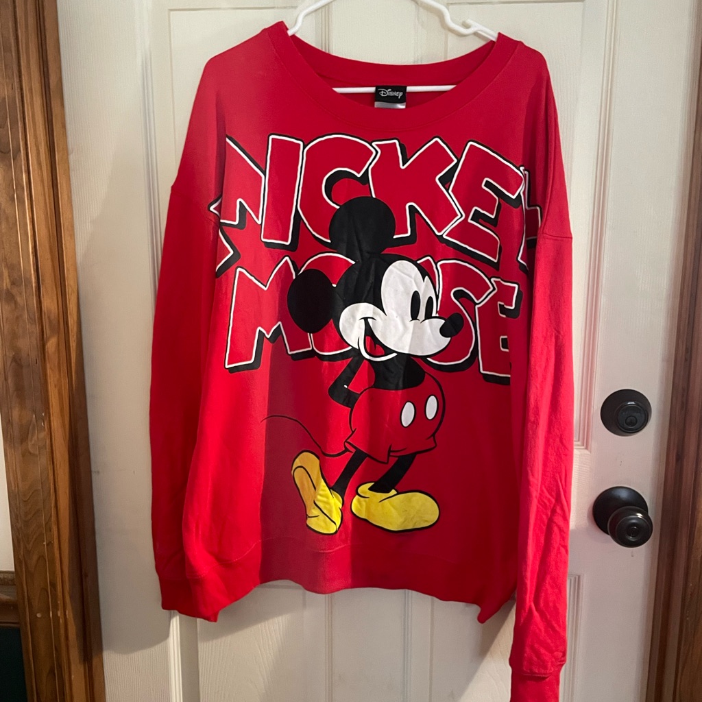 Disney Black And Red Clothing Label